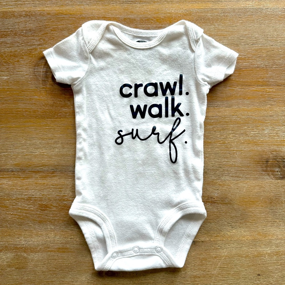 3M Crawl. Walk. Surf Onesie